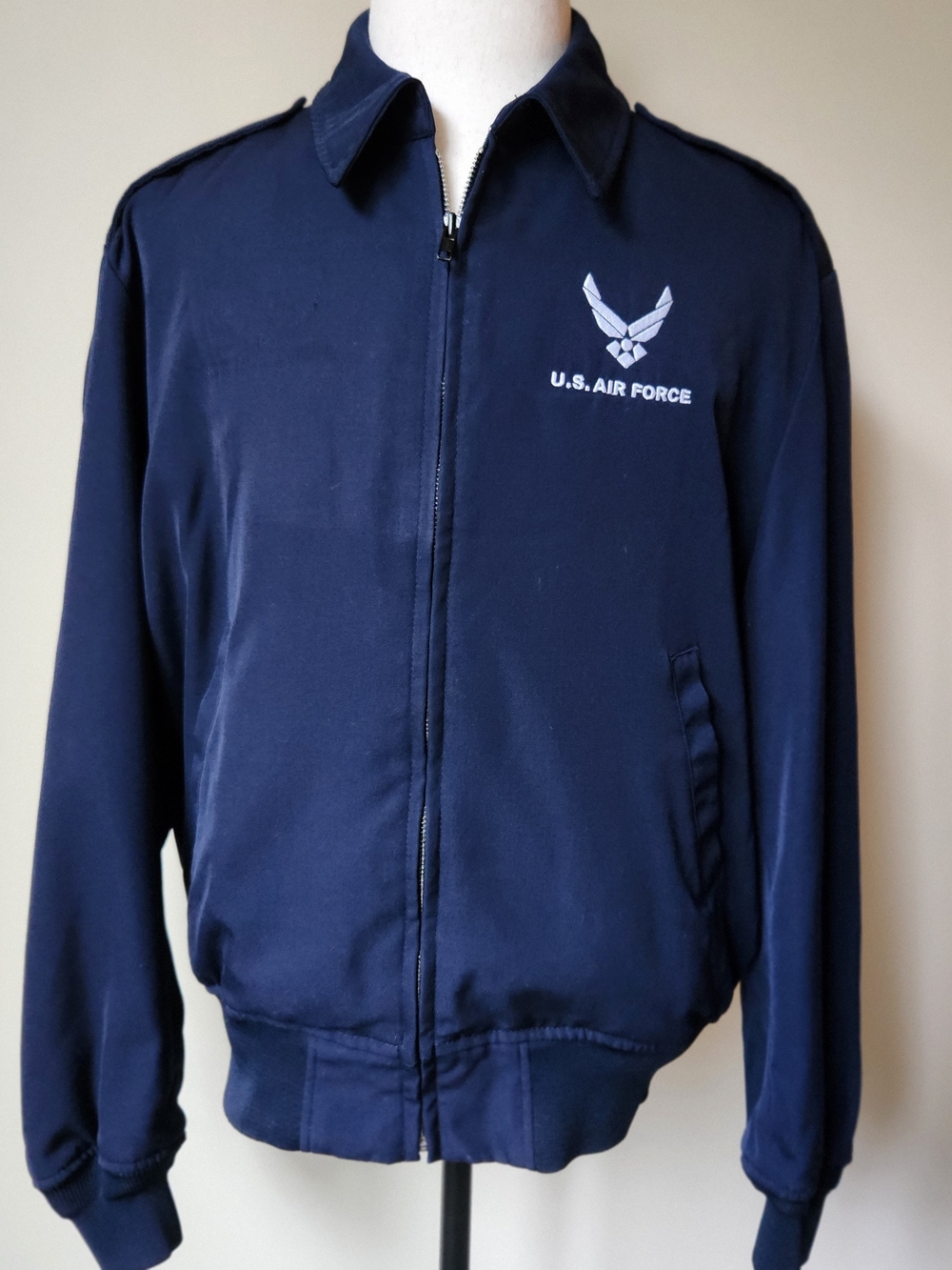 Vintage 90s DSCP USAF US Air Force Lightweight Bomber Jacket Mens 46R Y2K